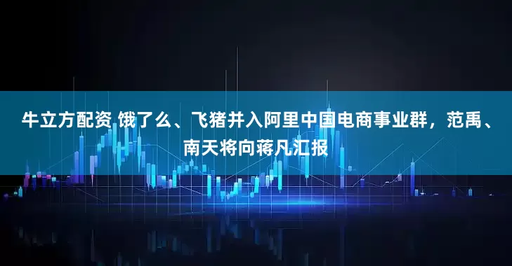 牛立方配资 饿了么、飞猪并入阿里中国电商事业群，范禹、南天将向蒋凡汇报